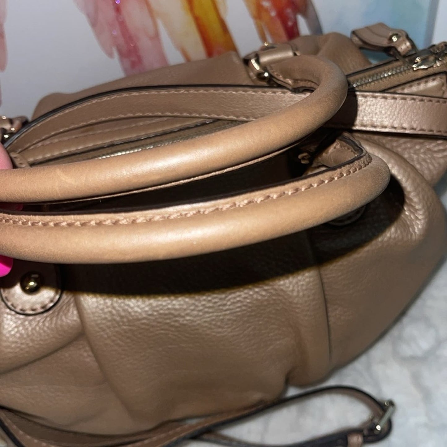 Gucci leather handbag π©·