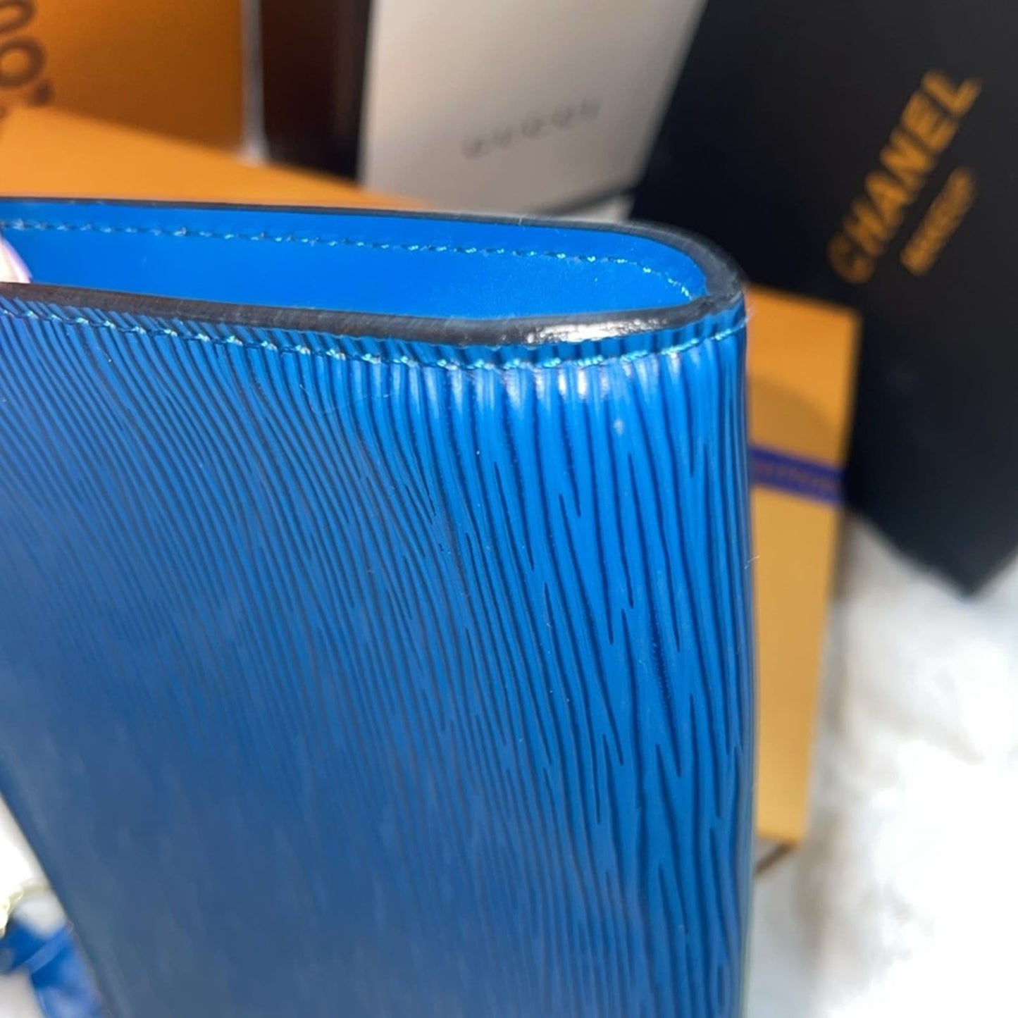 Louis Vuitton Epi wristlet pouchette