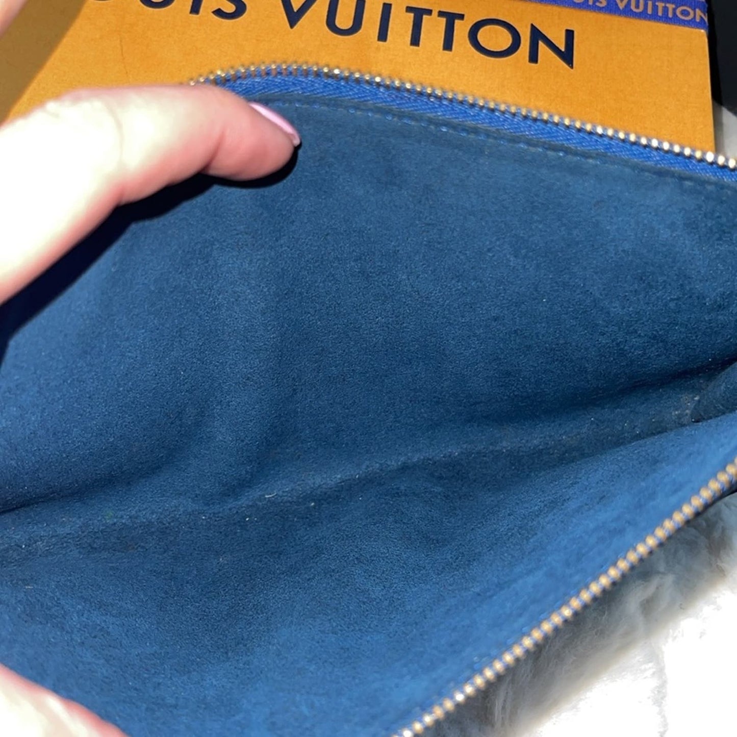 Louis Vuitton Epi wristlet pouchette