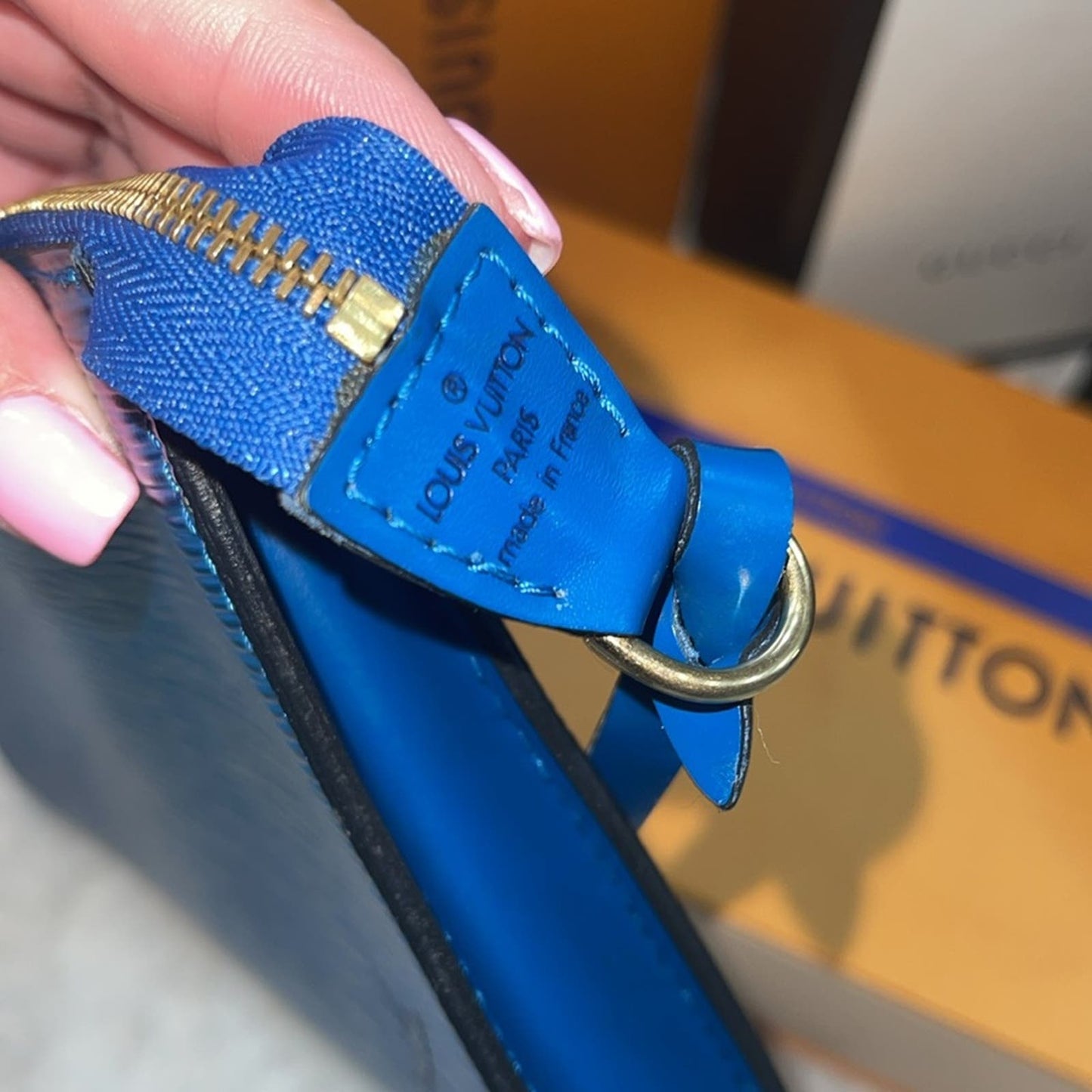 Louis Vuitton Epi wristlet pouchette