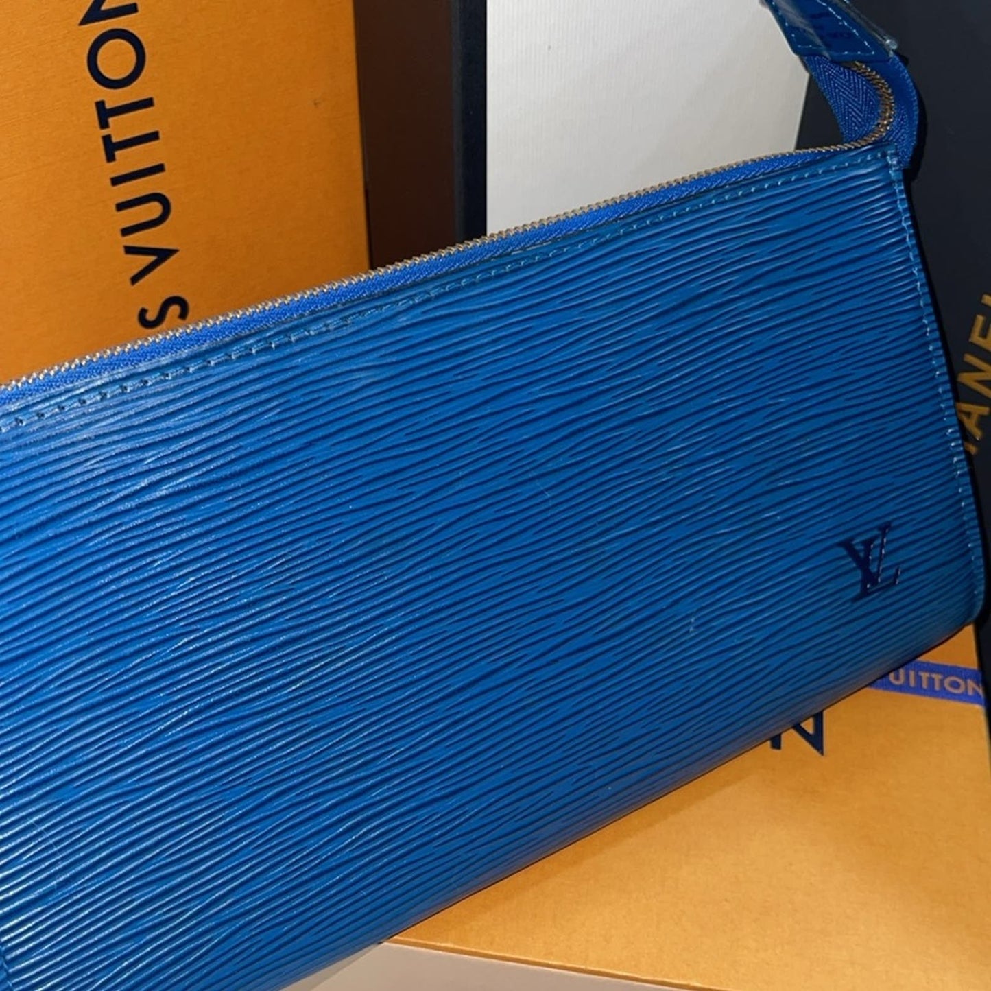 Louis Vuitton Epi wristlet pouchette