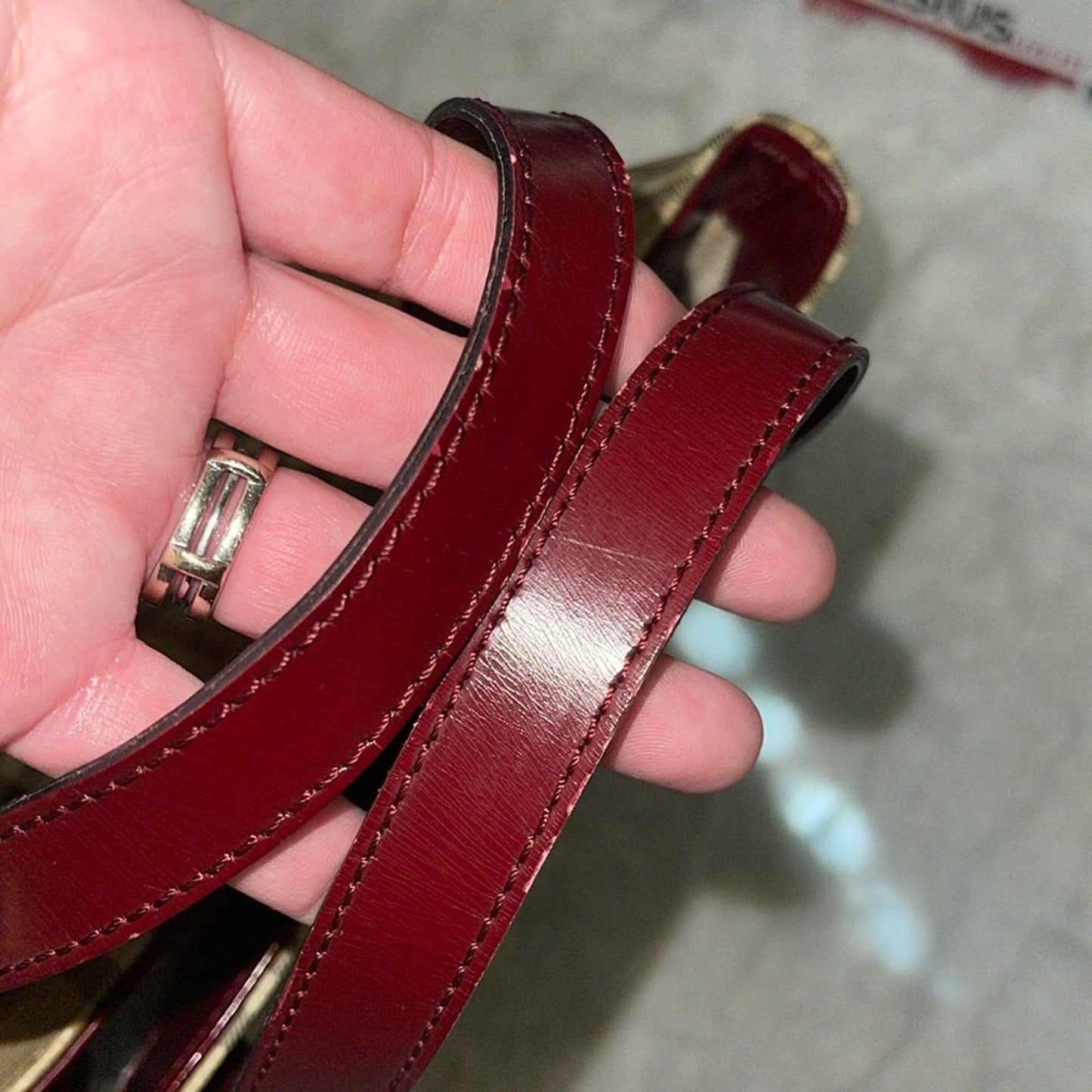 Burberry PVC Tote with leather suede lining