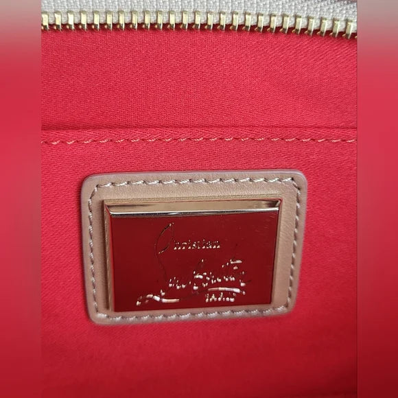 🩷Christian Louboutin nude Studded crossbody Bag🔥