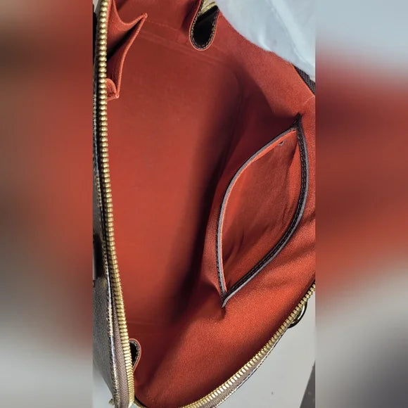 Louis Vuitton Brown Damier Ebene Alama Handbag