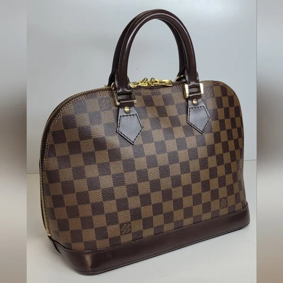 Louis Vuitton Brown Damier Ebene Alama Handbag