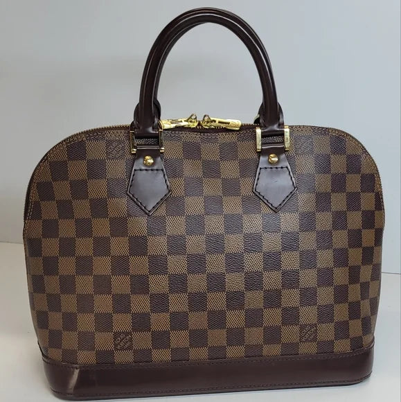 Louis Vuitton Brown Damier Ebene Alama Handbag