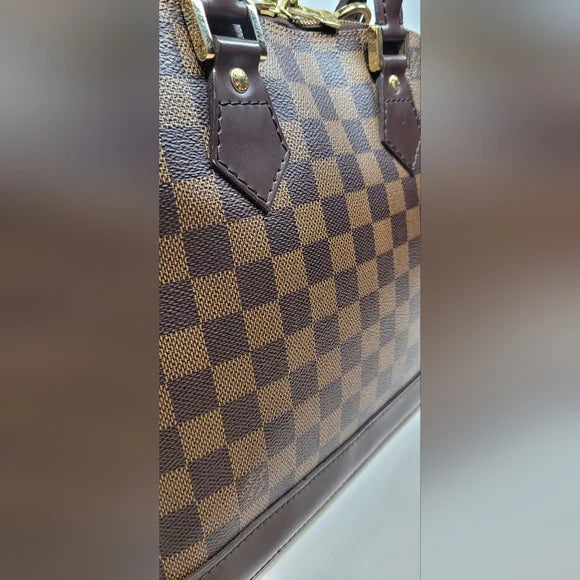 Louis Vuitton Brown Damier Ebene Alama Handbag