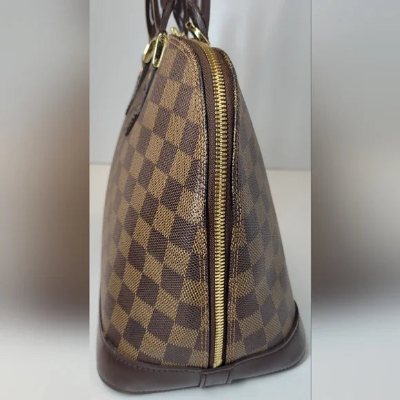 Louis Vuitton Brown Damier Ebene Alama Handbag