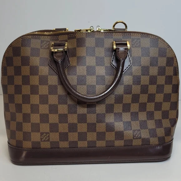Louis Vuitton Brown Damier Ebene Alama Handbag