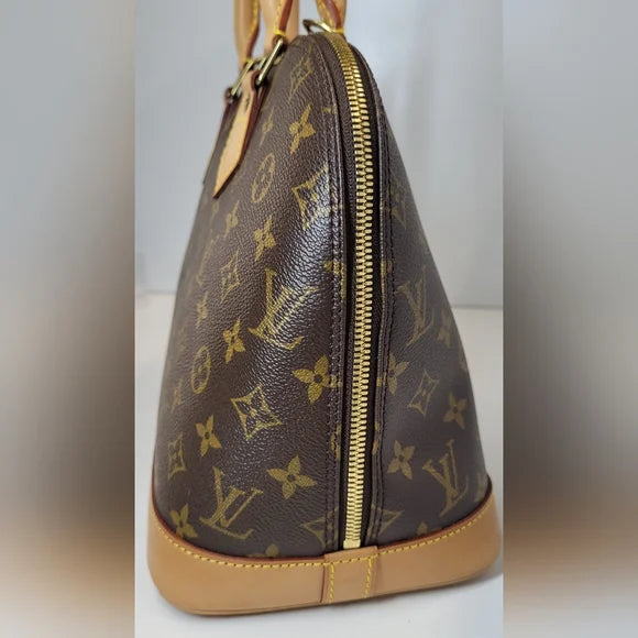 Louis Vuitton Brown Monogram Alma MM Handbag