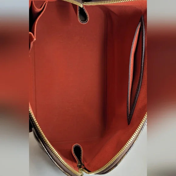 Louis Vuitton Brown Damier Ebene Alama Handbag