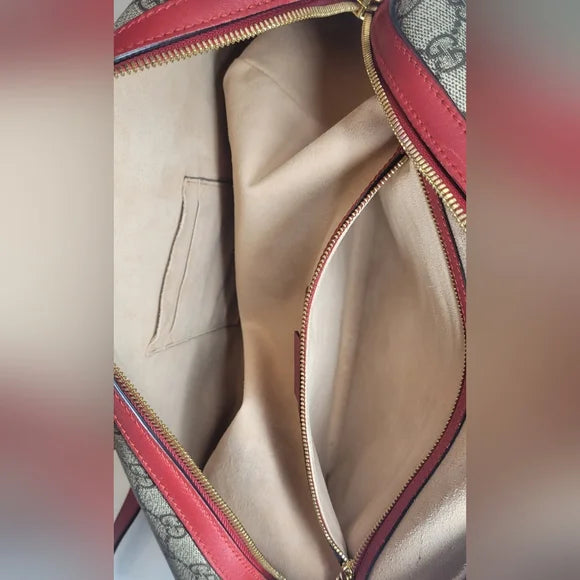 Gucci GG Supreme Limited Edition Cruise Collection Boston Snake Bag π©· Large Bag!