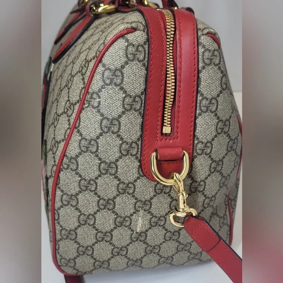 Gucci GG Supreme Limited Edition Cruise Collection Boston Snake Bag π©· Large Bag!
