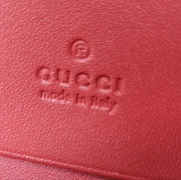 Gucci Queen Margaret Bee Leather Card Case Wallet full inclusion
