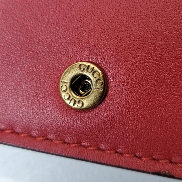 Gucci Queen Margaret Bee Leather Card Case Wallet full inclusion