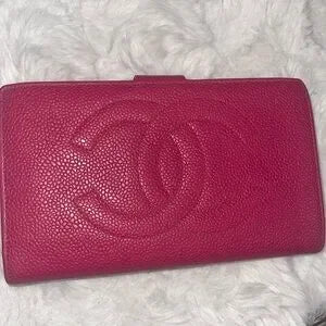 Chanel Gorgeous Barbie Pink Large Timless CC Cavier Wallet