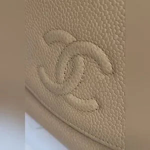 Chanel Timeless Beige Caviar BiFold Wallet