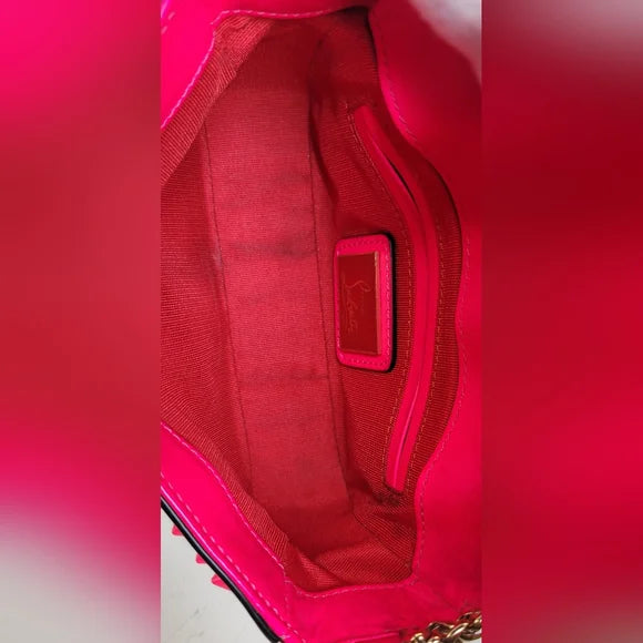 Christian Louboutin Sweet Charity Hot Pink Mini Bow Bag