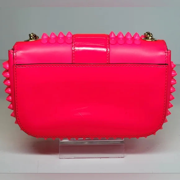 Christian Louboutin Sweet Charity Hot Pink Mini Bow Bag