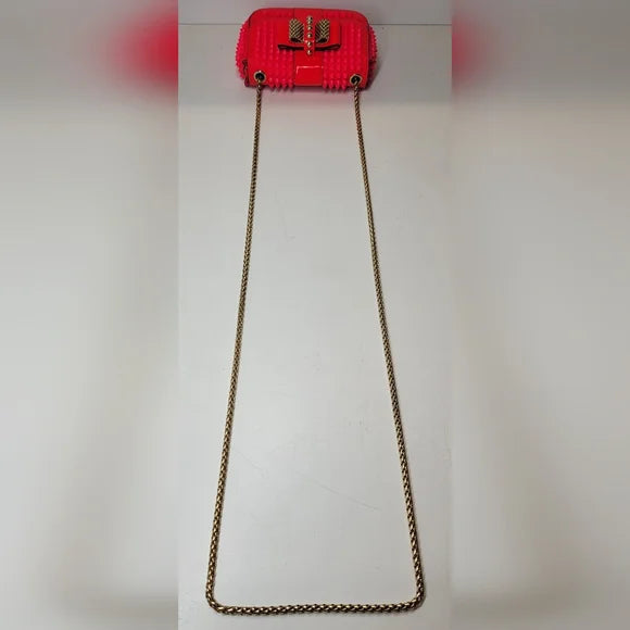 Christian Louboutin Sweet Charity Hot Pink Mini Bow Bag