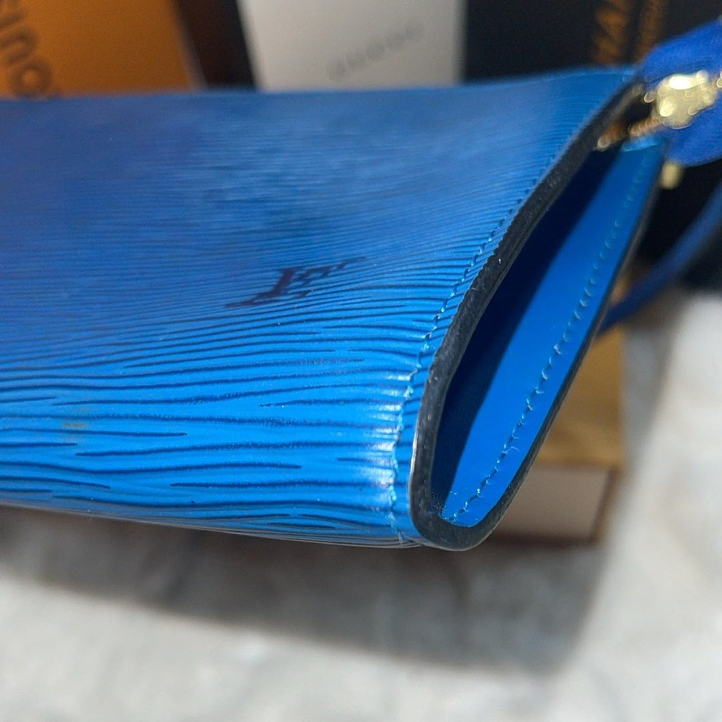 Louis Vuitton Epi wristlet pouchette