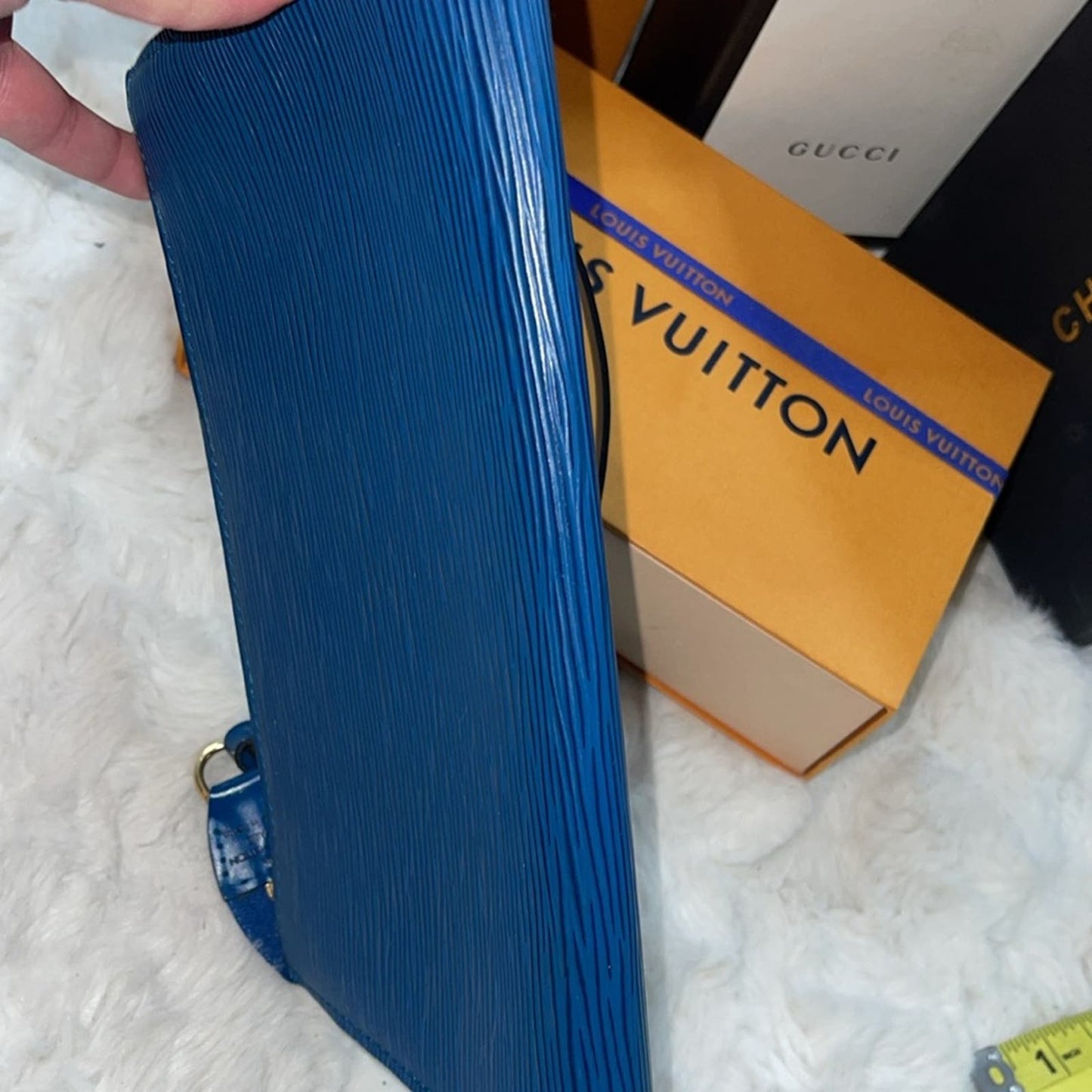 Louis Vuitton Epi wristlet pouchette