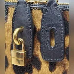 Dolce & Gabbana PVC leather leopard tote with lock & key π₯π©·