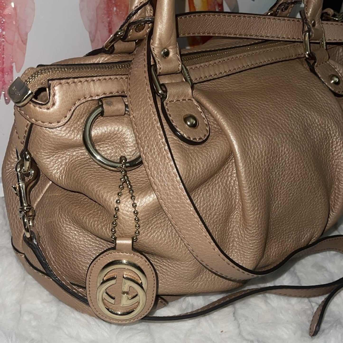Gucci leather handbag π©·