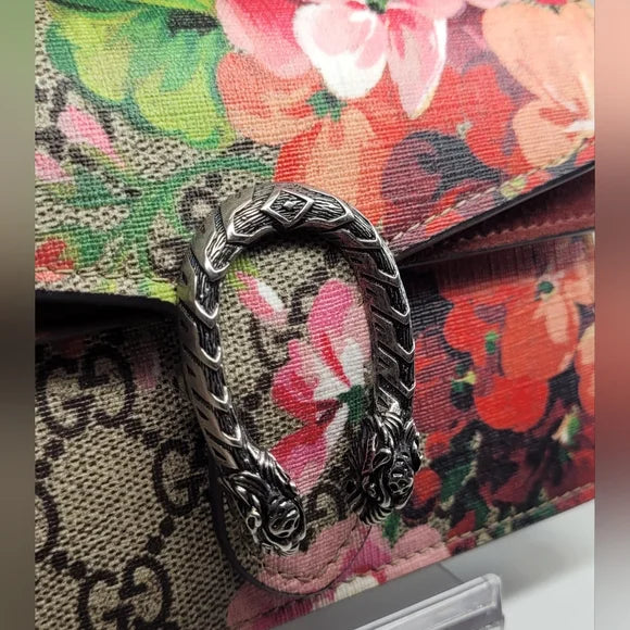 Gucci Mini Dionysus Blooms Print Handbag