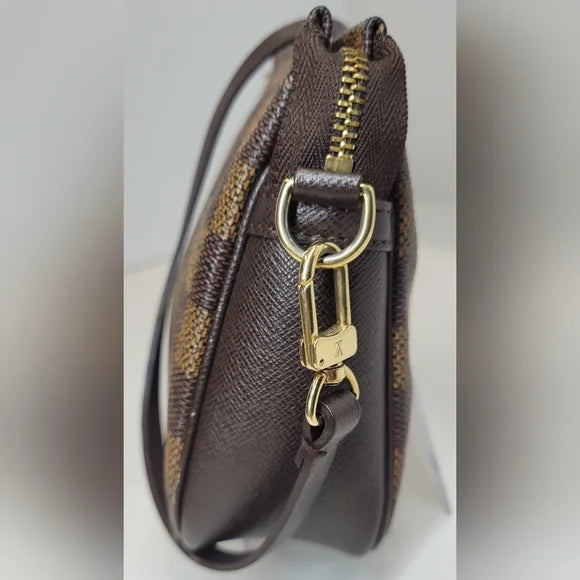 Louis Vuitton Brown Damier Ebene Trousse Bag, crossbody bag π©·