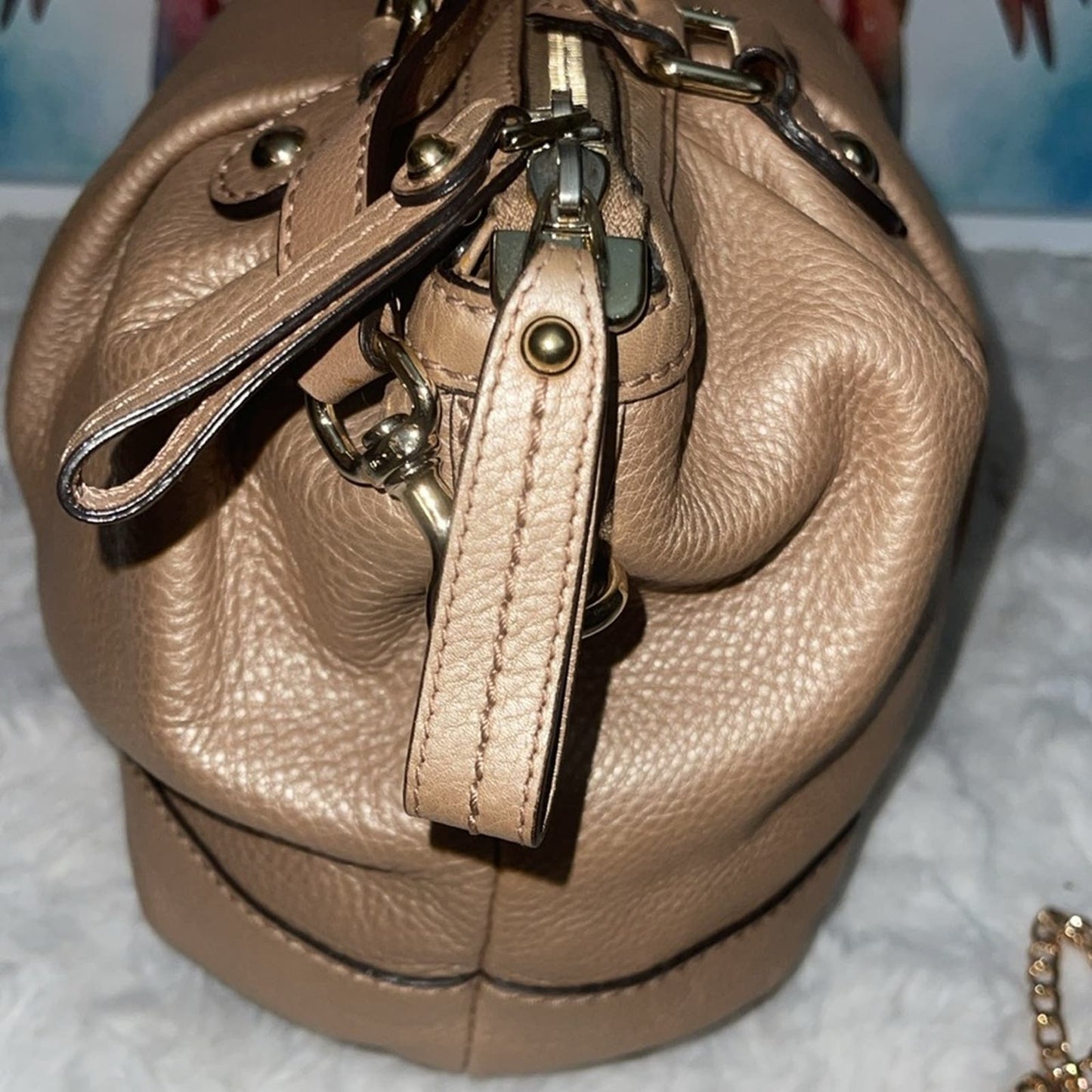 Gucci leather handbag π©·