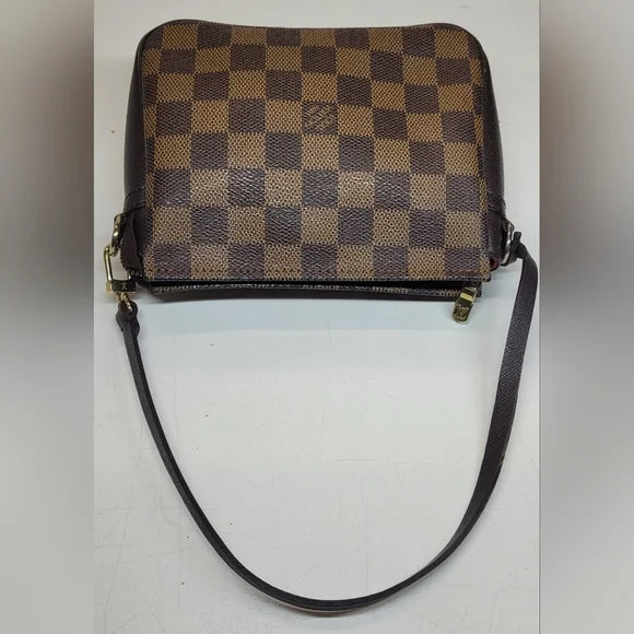 Louis Vuitton Brown Damier Ebene Trousse Bag, crossbody bag π©·