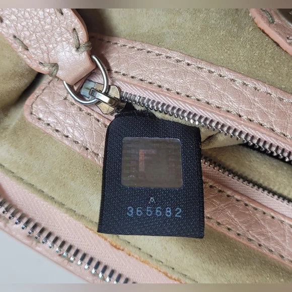 Fendi Mini Selleria Pink Leather Handbag