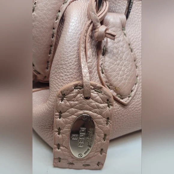 Fendi Mini Selleria Pink Leather Handbag