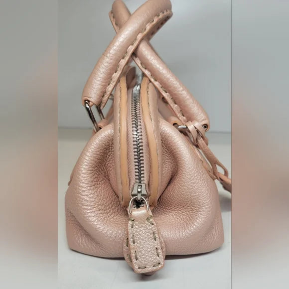 Fendi Mini Selleria Pink Leather Handbag