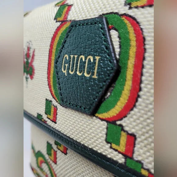 Gucci GG Floral Jaquard 100th Aniversary Belt Bag or crossbody bag