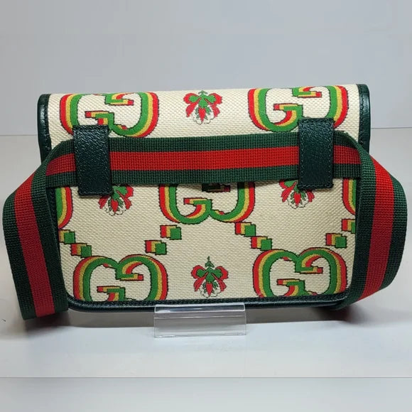 Gucci GG Floral Jaquard 100th Aniversary Belt Bag or crossbody bag