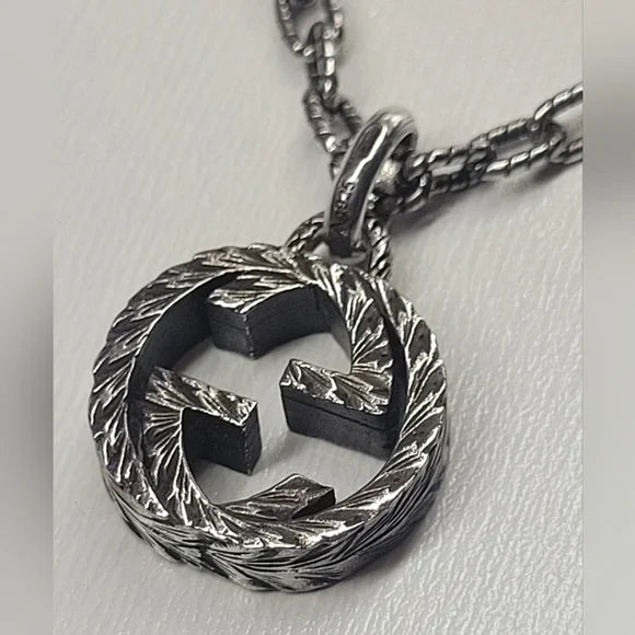 Gucci Interlocking G Silver Necklace