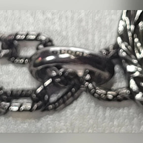 Gucci Interlocking G Silver Necklace