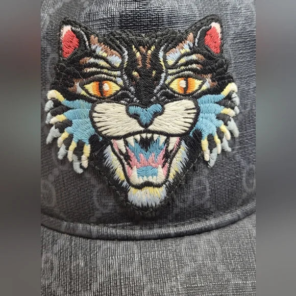 Gucci GG Supreme Tiger Baseball Hat