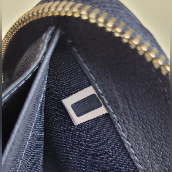 Jimmy Choo Filipa Star Studded Navy Blue Leather Wallet