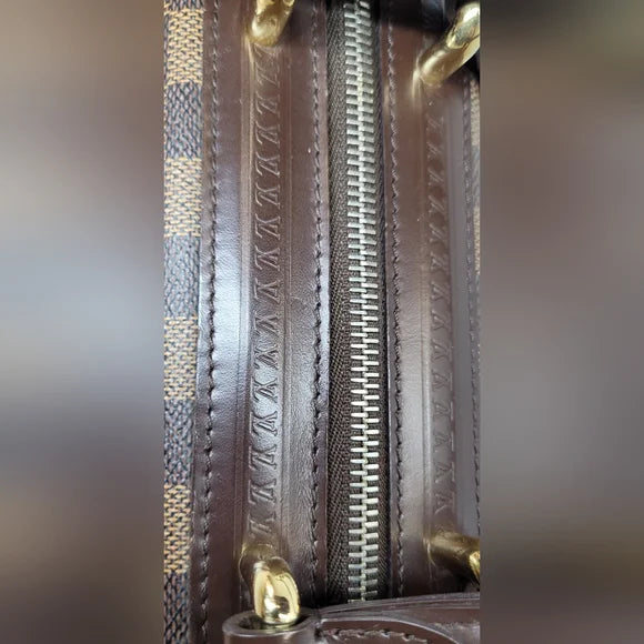 Louis Vuitton Brown Damier Ebene Knightsbridge Top Handle Bag