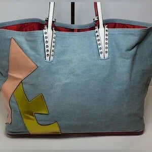 Christian Louboutin Cabata Light blue, DENIM Large 2 piece π₯π₯π₯π©·π©·π©·
