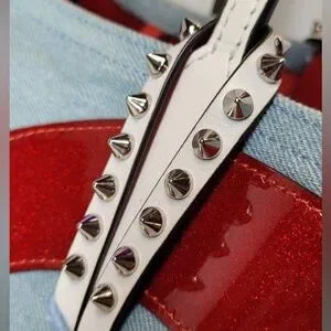 Christian Louboutin Cabata Light blue, DENIM Large 2 piece π₯π₯π₯π©·π©·π©·