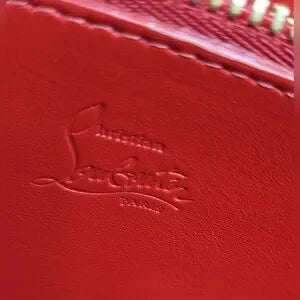 Christian Louboutin Panettone Leopard enamel Wallet