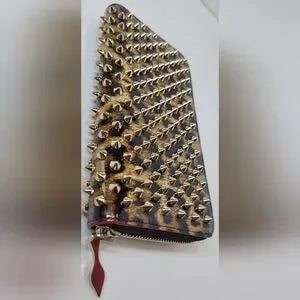 Christian Louboutin Panettone Leopard enamel Wallet