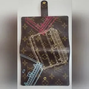 Louis Vuitton Brown Monogram Passport Agenda with Trunks