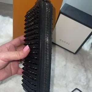 Beautiful Christian Louboutin long zippy spiked wallet