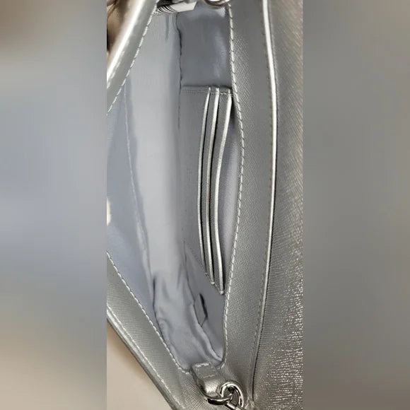 Marc Jacobs Silver snapshot leather Belt Bag or camera bag, 3 way bag