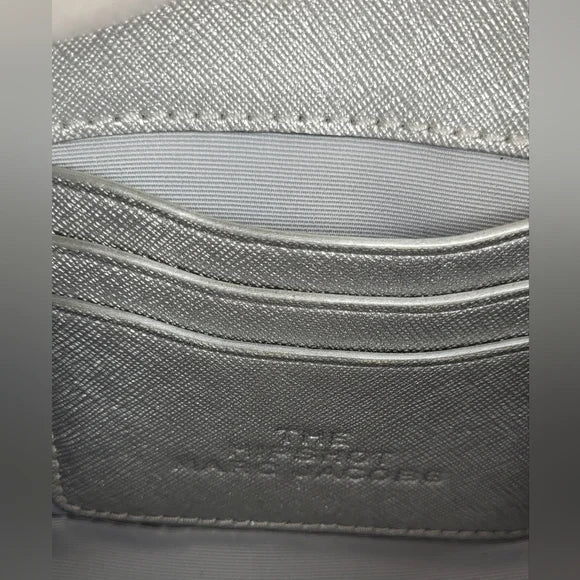 Marc Jacobs Silver snapshot leather Belt Bag or camera bag, 3 way bag